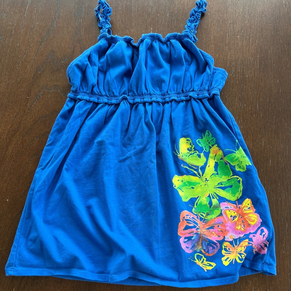 Lands’ End cotton Butterfly tank top